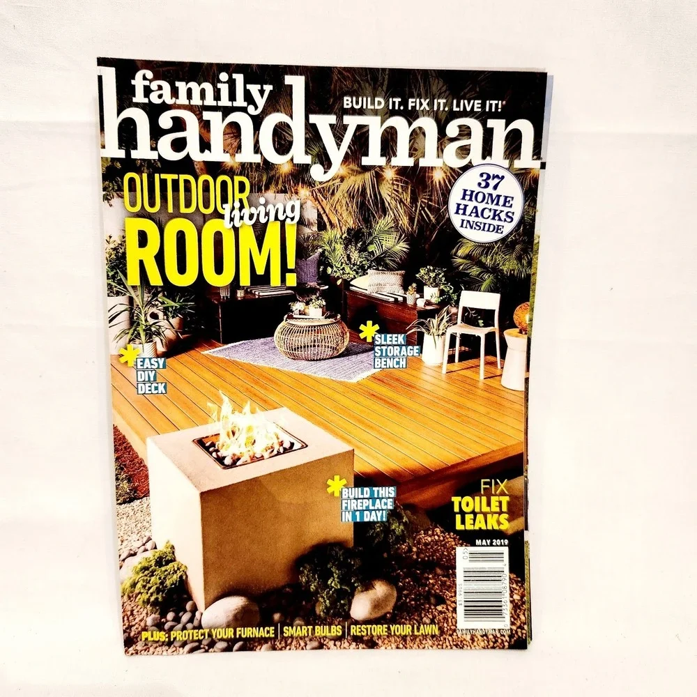 Set‎ of 4 2019 Family Handyman Magazines; May Jul/Aug Sept Oct/Nov (has writing)